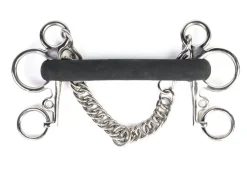 SHIRES EQUESTRIAN English Horse Bits|Shires Short Shank Rubber Mullen Mouth Pelham Bit
