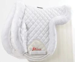 SHIRES EQUESTRIAN Close Contact Saddle Pads|Shires SupaFleece Rimmed Shaped Pad