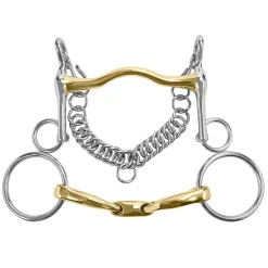 INT RIDING HELMET English Horse Bits|Short Shank Curb & Bradoon Set