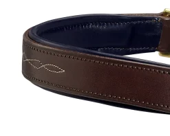 HARMOHN KRAFT Halters|Showmark™ Classic Fancy-Stitched Leather Halter