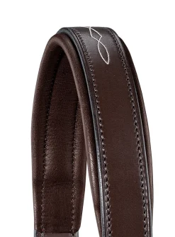 HARMOHN KRAFT Halters|Showmark™ Classic Fancy-Stitched Leather Halter