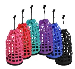 SHILOH STABLES TACK Hay Bags, Nets & Racks|Stable Hardware|Slow Feed Round Hay Tote