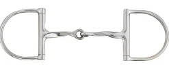 ERS English Horse Bits|Slow Twist Pony Snaffle D-Ring Bit