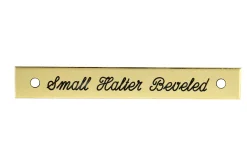 DOVER DROPSHIP Nameplates|Small Beveled Edge Halter Nameplate