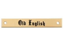 DOVER DROPSHIP Nameplates|Small Beveled Edge Halter Nameplate