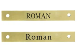 DOVER DROPSHIP Nameplates|Small Rectangular Halter Nameplate