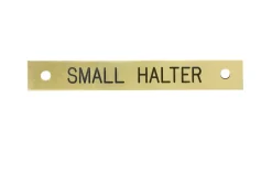 DOVER DROPSHIP Nameplates|Small Rectangular Halter Nameplate