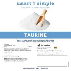 SMARTPAK Horse Supplements|Smart & Simple® Taurine Powder by SmartEquine™ - 5 lbs
