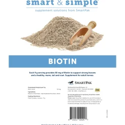 SMARTPAK Horse Supplements|SmartEquine™ Smart & Simple® Biotin Powder-Bag - 1.1 lbs.