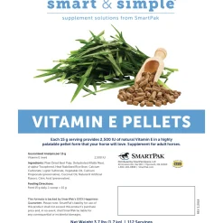 SMARTPAK Horse Supplements|SmartEquine™ Smart & Simple® Vitamin E Pellets - 3.7 lbs.