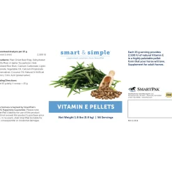 SMARTPAK Horse Supplements|SmartEquine™ Smart & Simple® Vitamin E Pellets - 1.8 lbs.