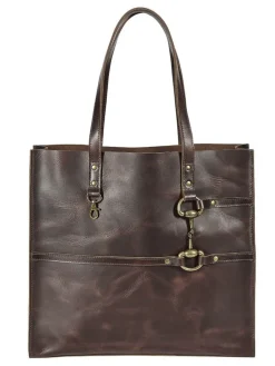 JPC EQUESTRIAN Bags & Totes|Snaffle Bit Leather Tote Bag