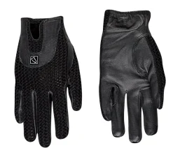 FARGO TRADING Riding Gloves|SSG® Lycrochet Horseshoe Back Gloves