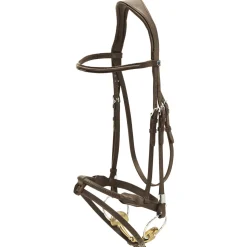 STUBBEN N.A. English Bridles|Stübben Pro Jump Bridle with Rope Noseband & Removable Flash