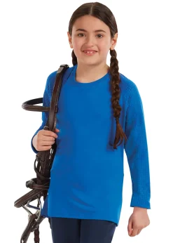 Kids KIRSCH Kids' Casual Riding Clothes|Stride™ Girls’ Long Sleeve Tech Top