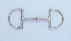 KING YOUNG English Horse Bits|Suffolk™ Corkscrew Snaffle Hunter D-Ring Bit