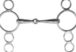 KING YOUNG English Horse Bits|Suffolk™ 3-Ring Elevator Snaffle Bit