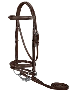 KINGS INTERNATIONAL English Bridles|Suffolk™ Single Crown Flash Bridle