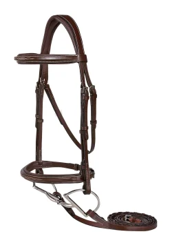 KINGS INTERNATIONAL English Bridles|Suffolk™ Single Crown Hunter Bridle