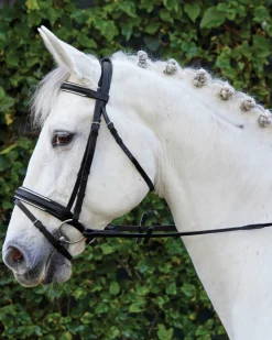 KINGS INTERNATIONAL English Bridles|Suffolk™ Single Crown Padded Dressage Bridle