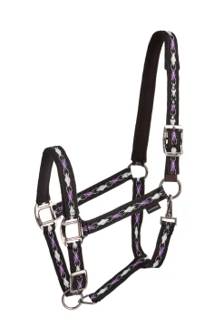 TEXT HORSE Halters|Suffolk™ Woven Argyle Breakaway Halter