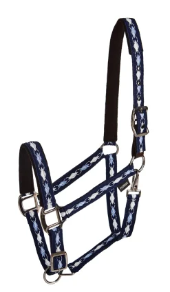 TEXT HORSE Halters|Suffolk™ Woven Argyle Breakaway Halter