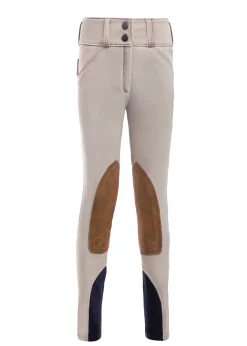 Kids TAILORED SPORTSMAN Kids' Breeches & Jods|THE ™ Girls' Techno Front-Zip Knee-Patch Breech