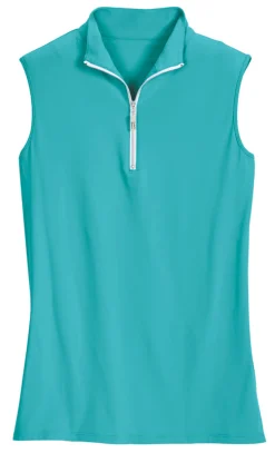 TAILORED SPORTSMAN Sleeveless Tops|THE ™ Ladies’ IceFil® Quarter-Zip Sleeveless Sun Shirt