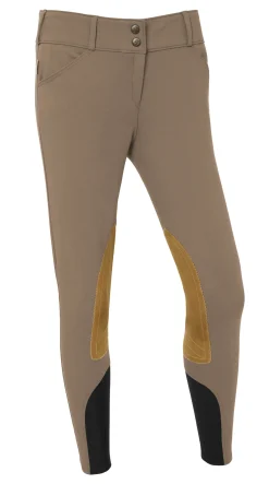 TAILORED SPORTSMAN Knee Patch Breeches|THE ™ Ladies’ Low-Rise Vintage Patch Breech with Boot Sock Bottoms