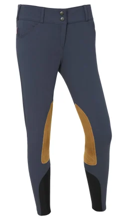 TAILORED SPORTSMAN Knee Patch Breeches|THE ™ Ladies’ Low-Rise Vintage Patch Breech with Boot Sock Bottoms