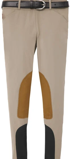 TAILORED SPORTSMAN Knee Patch Breeches|THE ™ Ladies’ Mid-Rise Side-Zip Breech with Boot Sock Bottoms