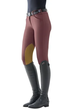 TAILORED SPORTSMAN Knee Patch Breeches|THE ™ Mid-Rise Vintage Patch Breech with Sock Bottoms