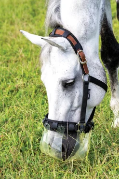 THINLINE Cribbing & Muzzles|® Flexible Filly Slow Feed Grazing Muzzle 2.5+cm