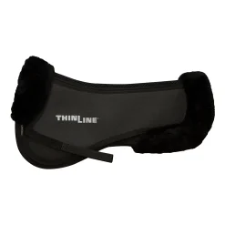 THINLINE Half Pads|® Trifecta Cotton Half Pad with Sheepskin Rolls