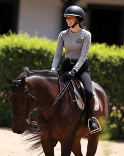 TKEQ THE SHOP Long Sleeve Tops|TKEQ Crest Sustainable Long-Sleeve Shirt