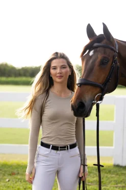 TKEQ THE SHOP Long Sleeve Tops|TKEQ Ladies’ Kennedy Seamless Long-Sleeve Top 2.0