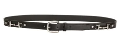 TORY LEATHER Belts|1" Snaffle Bit Belt with Nickel Snaffle Bits & Buckle
