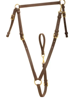 TORY LEATHER Martingales & Breastplates|All-Weather Horse-Size Hunt Breastplate