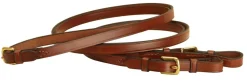 TORY LEATHER Reins|Company 5/8" x 60" Flat Reins with Buckle Bit Ends
