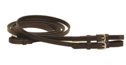 TORY LEATHER Reins|Company 1/2" x 60" Plain Reins with Buckle Bit Ends