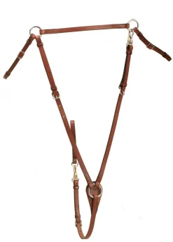 TORY LEATHER Martingales & Breastplates|Company Flat Hunt Breastplate