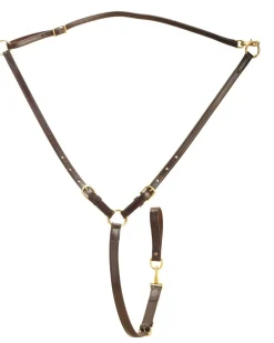 TORY LEATHER Martingales & Breastplates|Company Martingale with Solid Brass Hardware