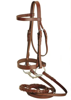 TORY LEATHER English Bridles|Company Oversize Fox Hunt Bridle with Laced Reins