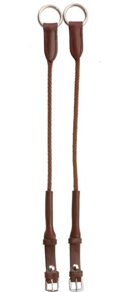 TORY LEATHER Bit Accessories|Company Rope Gag Cheeks with Leather Trim