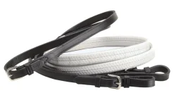 TORY LEATHER Reins|Company Rubber Grip Leather Reins with Buckle Ends