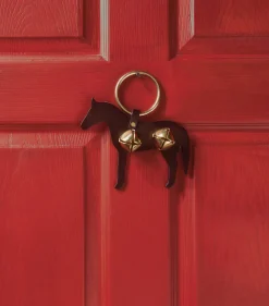 TORY LEATHER Gifts|Home Décor|Company Sleigh Bell Door Hanger