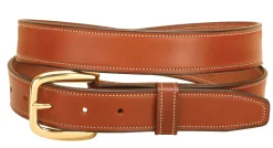 TORY LEATHER Belts|Extra-Large Stitched Leather Belt