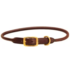 TORY LEATHER Collars & Leashes|Rolled Leather Dog Collar