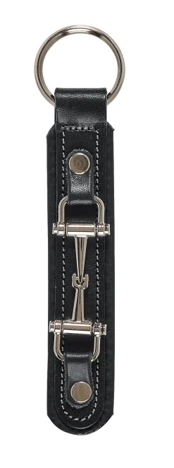 Kids TORY LEATHER Gifts|Home Décor|Snaffle Bit Padded Leather Key Chain