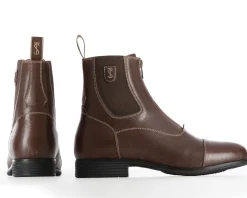Women PASSIONATE HORSE LTD Women's Paddock Boots|Tredstep™ Ladies’ Donatello Front-Zip Paddock Boots